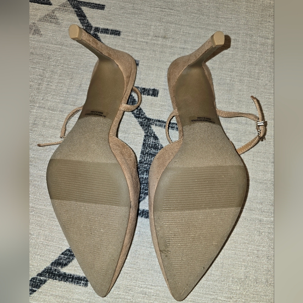 DV by Dolce Vita Women's Elley Buckle Strap Two Piece Pumps tan camel 9.5 - Picture 8 of 10
